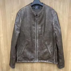 即決 Azul by moussy ヴィンテージフェイクレザーライダースブルゾンのサムネイル