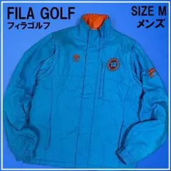 FILA GOLF フィラ ゴルフ 2WAY 中綿ジャケット ブルー M