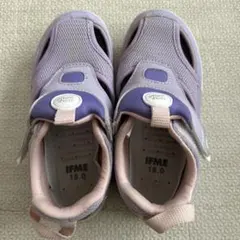 IFME パープル サンダル 18.0cm