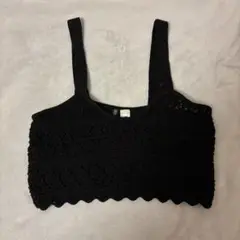 H&M DIVIDED 黒 ビスチェ M y2k 平成 グランジ