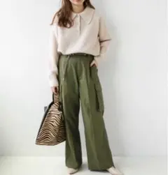 ジャーナルスタンダードレリューム　フォックスウールポロネックプルオーバーニット