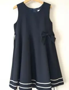 むーのんのん　130ネイビー ワンピース