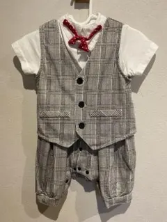 ベビー　チェック柄　セレモニースーツ フォーマル　70 ベルメゾン　千趣会