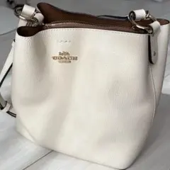 【値下げ中】COACH タウンバッグ アイボリー