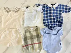 BURBERRY（バーバリー）を含む 70〜80サイズ ベビー服 まとめ売りのサムネイル