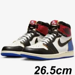NIKE union Jordan1 fragment 26.5 黒タグ