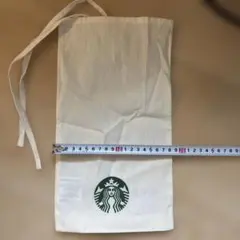 STARBUCKS ギフト袋 コットン製 アイボリー