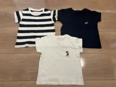 ユニクロ 80cm Tシャツ 3着セット まとめ売りのサムネイル