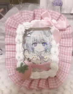 ホイップデコ トレカケース レースデコ 平成女児 量産型 ピンク 白