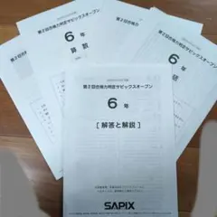 2025年最新】サピックス 6年 テストの人気アイテム - メルカリ