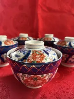 有田焼 幸楽窯 錦色絵山水 蓋丼 5客 まとめ売り 古伊万里 金縁 - メルカリ