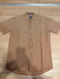 PENDLETON チェック柄 半袖シャツ ブラウン