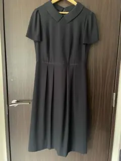 美品 ルネ René basic フロントジップ 半袖ワンピース 36 - メルカリ