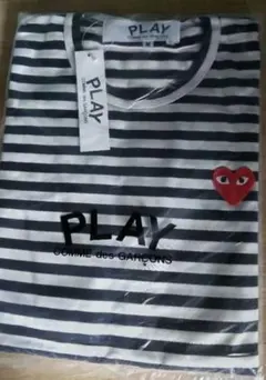 M新品★PLAY COMME des GARCONS ボーダー柄 長袖Tシャツのサムネイル