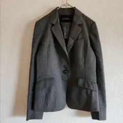 【GREEN LABEL RELAXING】（S）ストライプテーラードジャケット