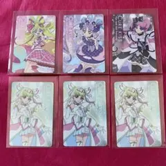 【６枚セット】名探偵プリキュア　キラキラカードグミ