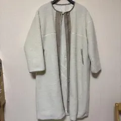 ボアジャケットロング