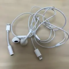 iPhone 有線イヤホン　イヤホンジャックアダプタApple