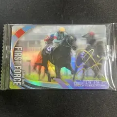 団野大成 サイン ファストフォース サラブレッドホースコレクション ファストフォース 団野騎手 サイン