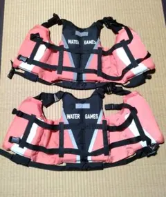 WATER GAMES ライフジャケット Sサイズ　2着セット 子供用