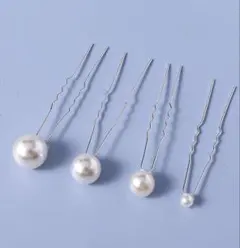 【新品未使用】パールUピン36本セット 結婚式ヘアアクセサリーのサムネイル