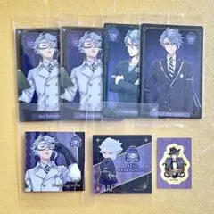 ツイステ シール(スナック/グミ) カード(ウエハース) ◆アズール 7枚セット