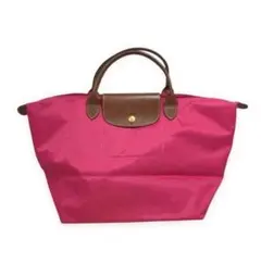 LONGCHAMP ロンシャン　ピンク 　ル　プリアージュMサイズ　トートバック