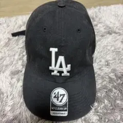 47 CLEAN UP LA ベースボールキャップ ブラックのサムネイル