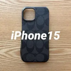 【iPhone15】スマホケースCOACH