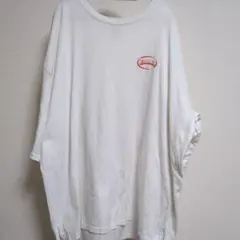KALMA バンド　ロゴプリント Tシャツ ホワイト XL　オーバーサイズのサムネイル