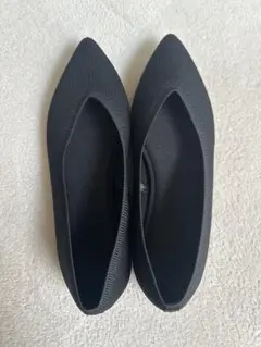 最新2025モデル　超美品　GU ウォッシャブルニットフラットシューズ