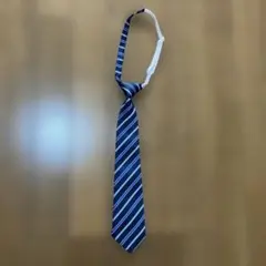 ネイビー ストライプ 学生服用ネクタイ