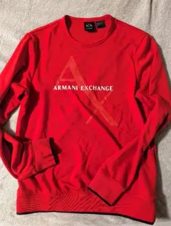 A|X Armani Exchange レッド トレーナー