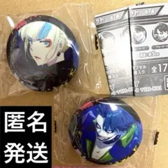 異世界スーサイド・スクワッドガチャあそーと　ハーレイ・クインジョーカー　缶バッジ