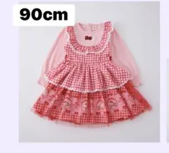 しまむら　Littcリトシー ハローキティ　ワンピース　サンリオ　90cm新品