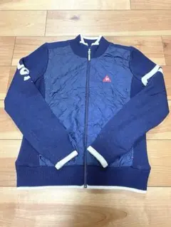 ルコックゴルフ♡暴風裏地付きジップアップニットMサイズ