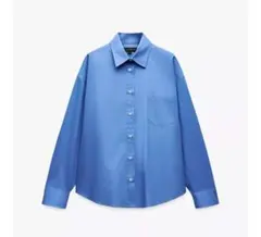 ZARA/ ZW COLLECTION オーバーサイズ ポプリンシャツ