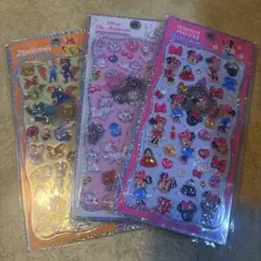 ディズニー プチドロップステッカー マリー、ミニー、ズートピア　3枚セット