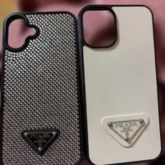 iPhone16plusケース ブラック・ホワイト