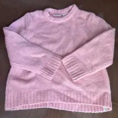 ZARA ピンク クルーネック セーター 110cm