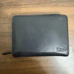 Lee 黒 レザー 二つ折り財布のサムネイル