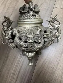 アンティーク フランス メタル 花ポット ジャルディニエール 20世紀