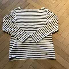 アーバンリサーチ　フォーク＆スプーン　ロンT　ボーダー　グレー