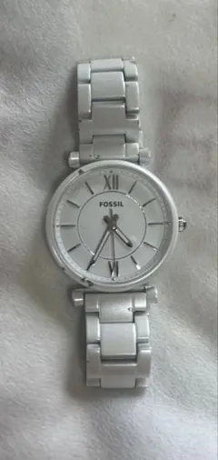 FOSSIL 腕時計 ホワイト アナログ クォーツのサムネイル