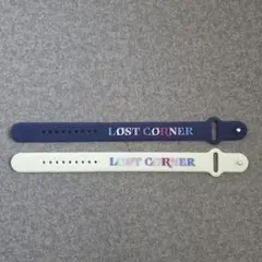 米津玄師 ラバーバンド LOST CORNER グッズ 紺 白 2種セット - メルカリ