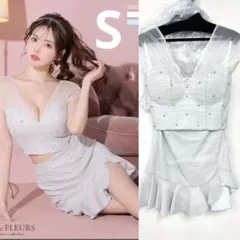 S fm3340 ローブドフルール　セット　キャバドレス　　ワンピース