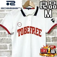 【早い者勝ち✨】ロサーセン レディース 半袖 ポロシャツ M ホワイト 白