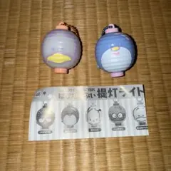 サンリオキャラクターズ　はぴだんぶい提灯ライト　2点セット