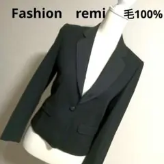 美品　Fashion remi ジャケット　毛100%　細見え