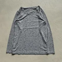 00s playboy grey l/s グレー ロンt 総柄 y2k